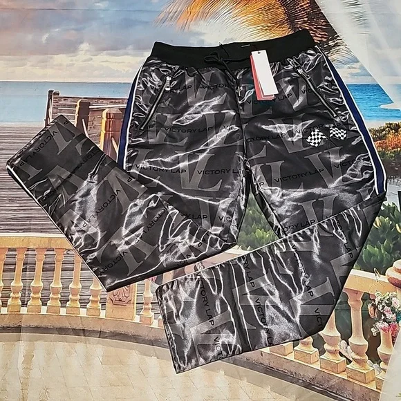 Victory‎ Lap Nipsey Hussle Satin Pants Size Large NWT - Picture 2 of 7